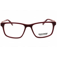 Skechers Men's Eyeglasses - Matte Red Acetate Rectangular Shape Frame | SE3229 067 ,