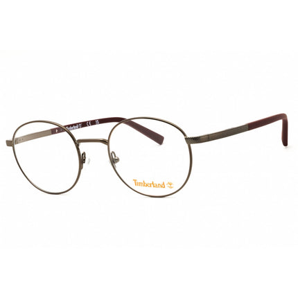 Timberland Men's Eyeglasses - Shiny Gunmetal Metal Full Rim Frame | TB1724 008 ,