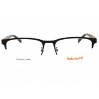 Timberland Men's Eyeglasses - Black/Brown Metal Rectangular Frame | TB1841-H 005 ,