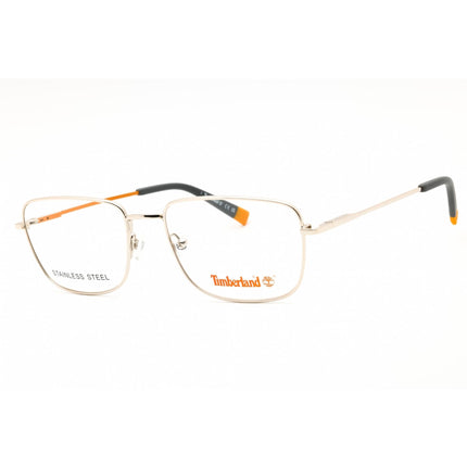 Timberland Men's Eyeglasses - Pale Gold Metal Rectangular Shape Frame | TB1844 032 ,