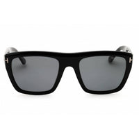 Tom Ford Men's Sunglasses - Shiny Black Rectangular Full Rim Frame | FT1077-N 01D ,
