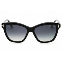 Tom Ford Women's Sunglasses - Shiny Black Cat Eye Shape Full Rim Frame | FT1087 01D ,