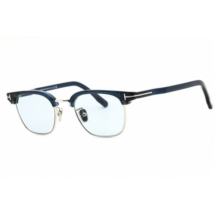 Tom Ford Men's Sunglasses - Shiny Blue Rectangular Shape Full Rim Frame | FT1119-D 90A ,