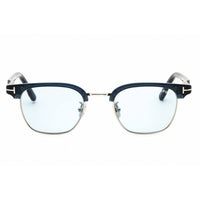 Tom Ford Men's Sunglasses - Shiny Blue Rectangular Shape Full Rim Frame | FT1119-D 90A ,
