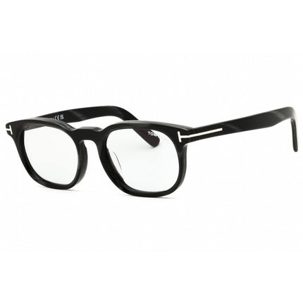 Tom Ford Men's Sunglasses - Black Horn Acetate Oval Full Rim Frame | FT1122-D 63A ,