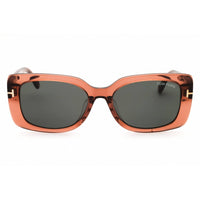 Tom Ford Women's Sunglasses - Shiny Dark Brown Acetate Full Rim Frame | FT1170-K 48F ,