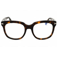 Tom Ford Women's Eyeglasses - Havana Acetate Rectangular Shape Frame | FT5537-B 52 ,