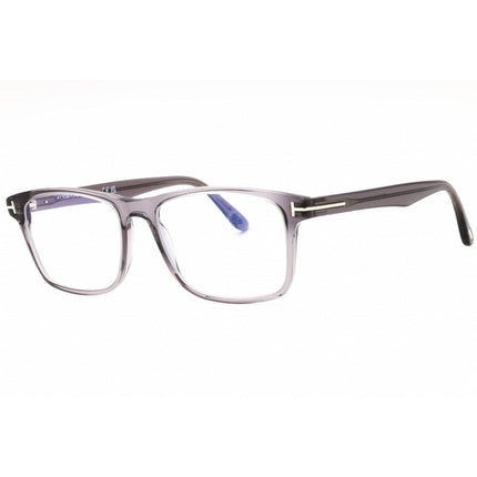 Tom Ford Men's Eyeglasses - Grey Acetate Rectangular Full Rim Frame | FT5752-B 020 ,