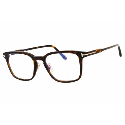 Tom Ford Men's Eyeglasses - Dark Havana Acetate Rectangular Frame | FT5928-D-B 052 ,