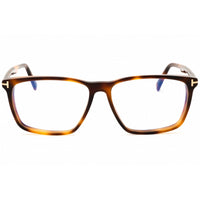 Tom Ford Men's Eyeglasses - Blonde Havana Acetate Rectangular Frame | FT5959-B 053 ,