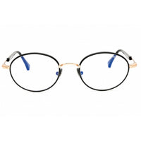Tom Ford Men's Eyeglasses - Black/Other Metal Oval Shape Full Rim Frame | FT5973-B 005 ,