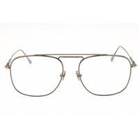 Tom Ford Men's Eyeglasses - Shiny Gunmetal Metal Oval Full Rim Frame | FT5731-B 008 ,