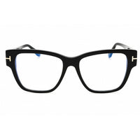 Tom Ford Women's Eyeglasses - Shiny Black Acetate Rectangular Frame | FT5745-B 001 ,