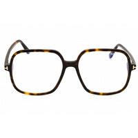 Tom Ford Women's Eyeglasses - Dark Havana Acetate Oversized Shape Frame | FT5764-B 052 ,