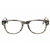 Tom Ford Men's Eyeglasses - Grey Acetate Rectangular Full Rim Frame | FT5898-B 020 ,