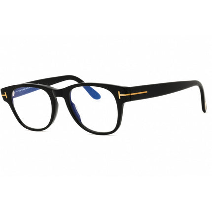 Tom Ford Men's Eyeglasses - Shiny Black Acetate Rectangular Shape Frame | FT5898-B 001 ,