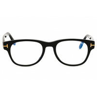 Tom Ford Men's Eyeglasses - Shiny Black Acetate Rectangular Shape Frame | FT5898-B 001 ,