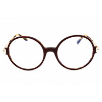 Tom Ford Women's Eyeglasses - Bordeaux/Gold/Brown Round Full Rim Frame | FT5914-B 071 ,
