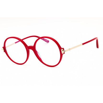 Tom Ford Women's Eyeglasses - Shiny Red/Gold Acetate Round Shape Frame | FT5914-B 066 ,