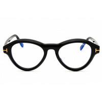 Tom Ford Men's Eyeglasses - Shiny Black Acetate Oval Full Rim Frame | FT5962-B 001 ,