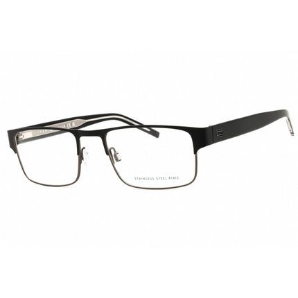 Tommy Hilfiger Men's Eyeglasses - Matte Black Metal Full Rim Frame | TH 2074 0RZZ 00 ,