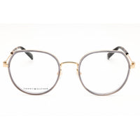 Tommy Hilfiger Women's Eyeglasses - Gold/Grey Metal Full Rim Frame | TH 2096 02F7 00 ,