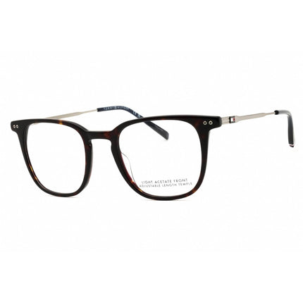 Tommy Hilfiger Men's Eyeglasses - Dark Havana Full Rim Frame | TH 2137 0086 00 ,