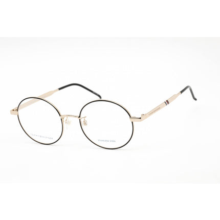 Tommy Hilfiger Unisex Eyeglasses - Gold/Black Round Full Rim Frame | TH 1698/G 0J5G 00 ,
