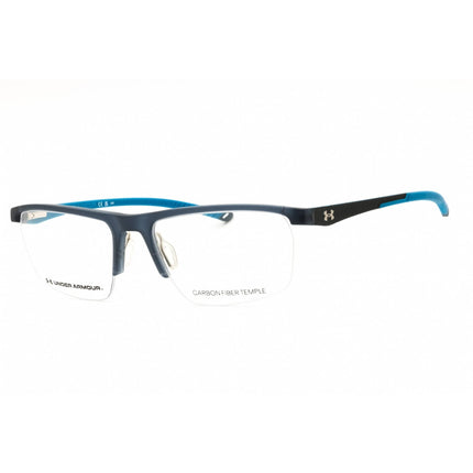 Under Armour Men's Eyeglasses - Grey/Blue Metal Half Rim Frame | UA 5060/G 009V 00 ,