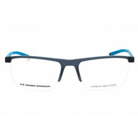 Under Armour Men's Eyeglasses - Grey/Blue Metal Half Rim Frame | UA 5060/G 009V 00 ,