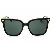 Versace Women's Sunglasses - Black/Gold Metal Rectangular Frame | 0VE2278D GB1/87 ,