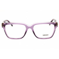 Versace Women's Eyeglasses - Transparent Violet/Gold Rectangular Frame | 0VE3357 5464 ,