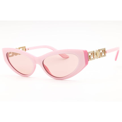 Versace Women's Sunglasses - Pink/Gold Plastic Cat Eye Shape Frame | 0VE4470B 5473/5 ,