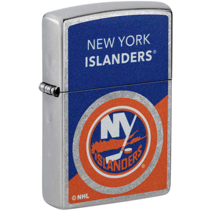 Zippo Windproof Pocket Lighter - NHL New York Islanders Colorblock Logo Design | 46199 ,