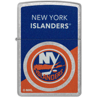 Zippo Windproof Pocket Lighter - NHL New York Islanders Colorblock Logo Design | 46199 ,