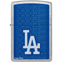 Zippo Windproof Pocket Lighter - MLB Los Angeles Dodgers Chrome Logo Design | 46543 ,