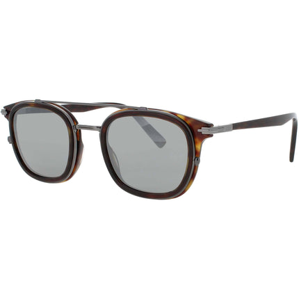 Dior Men's Sunglasses - Dark Havana/Silver Square Shape Full Rim Frame | DM40148I 52C ,