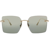Dior Women's Sunglasses - Shiny Gold Metal Oversized Rimless Frame | CD40195U 10N ,