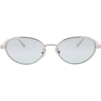 Dior Women's Sunglasses - Shiny Palladium Metal Oval Full Rim Frame | CD40209U 16X ,