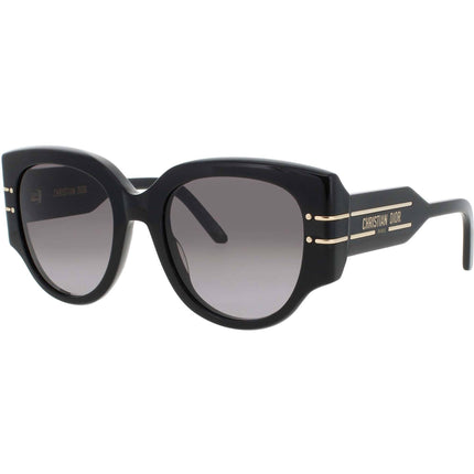 Dior Women's Sunglasses - Shiny Black Plastic Butterfly Shape Frame | CD40187I 01B ,