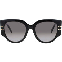 Dior Women's Sunglasses - Shiny Black Plastic Butterfly Shape Frame | CD40187I 01B ,