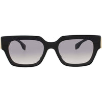 Fendi Women's Sunglasses - Shiny Black/Gold Plastic Rectangular Frame | FE40099I 01B ,