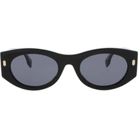 Fendi Women's Sunglasses - Shiny Black/Gold Plastic Full Rim Frame | FE40125I 01V ,