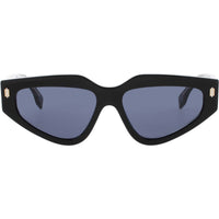 Fendi Women's Sunglasses - Shiny Black Plastic Geometric Shape Frame | FE40163U 01V ,