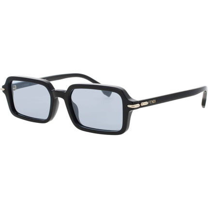Fendi Women's Sunglasses - Shiny Black Rectangular Shape Full Rim Frame | FE40174I 01X ,