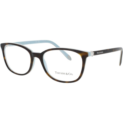 Tiffany & Co Women's Eyeglasses - Havana/Blue Acetate Full Rim Frame | TF2109HB 8134 ,