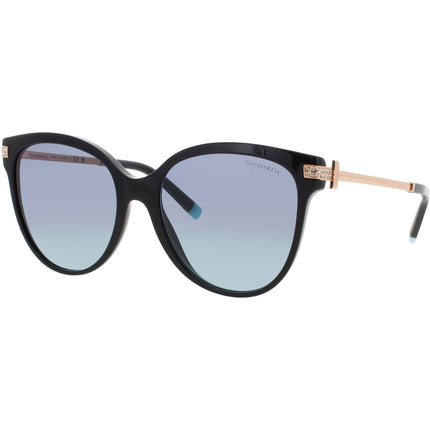 Tiffany & Co Women's Sunglasses - Black/Gold Acetate Full Rim Frame | TF4193B 80019S ,