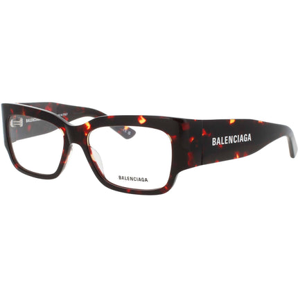 Balenciaga Men's Eyeglasses - Havana Acetate Cat Eye Full Rim Frame | BB0332O 003 ,