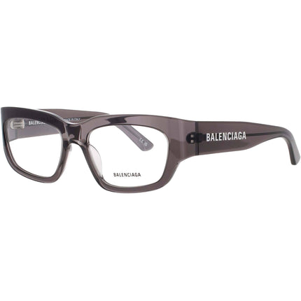 Balenciaga Men's Eyeglasses - Grey Acetate Cat Eye Shape Full Rim Frame | BB0334O 004 ,