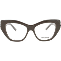 Balenciaga Women's Eyeglasses - Brown Acetate Cat Eye Full Rim Frame | BB0312O 005 ,
